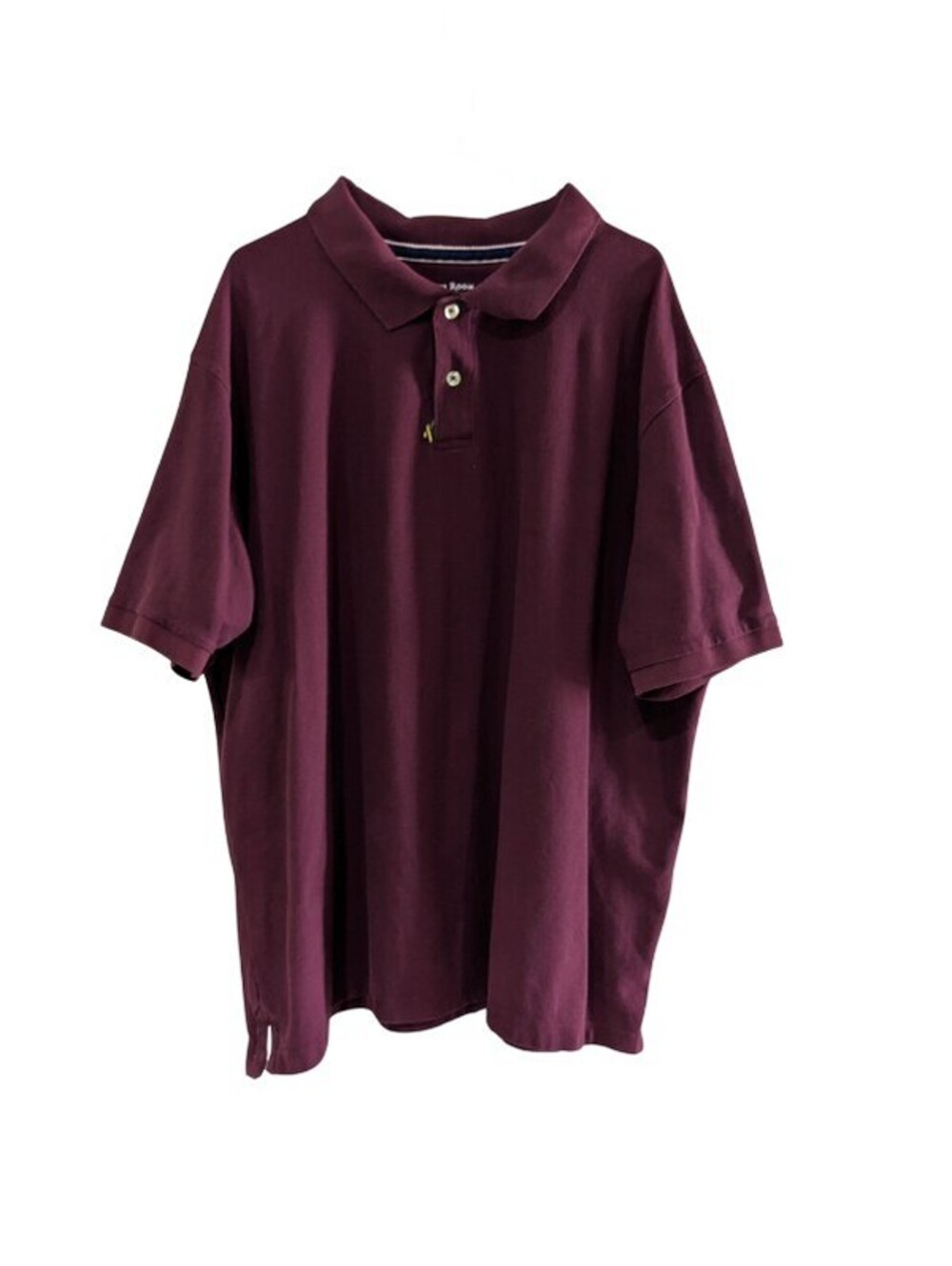 Club Room Men's Pima Cotton Estate Polo Shirt, Burgundy, Big & Tall Size 2X